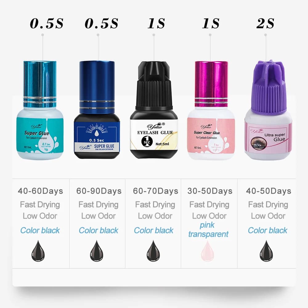 Profesionalno lepilo za nadgradnjo trepalnic 5 ml (3 kos)