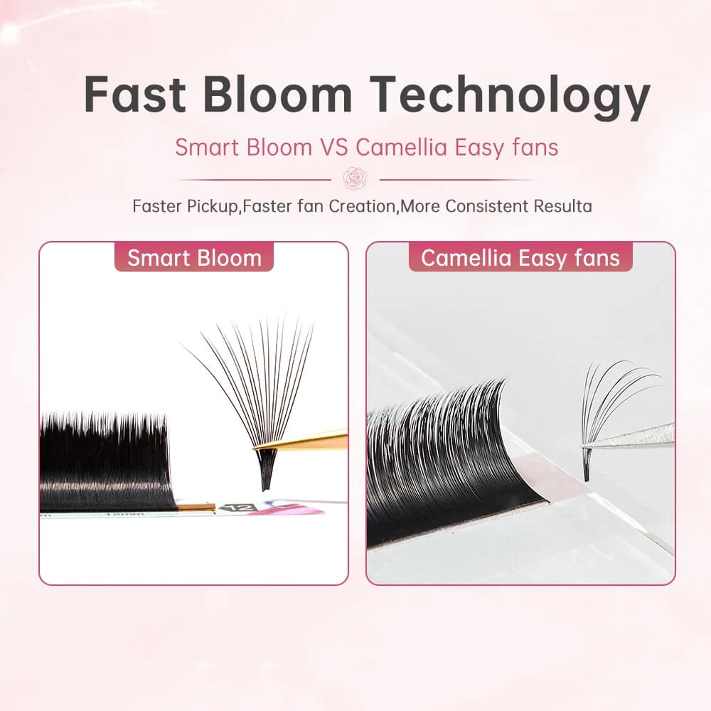 Enostavno razpenjanje Smart Bloom mešane dolžine trepalnic