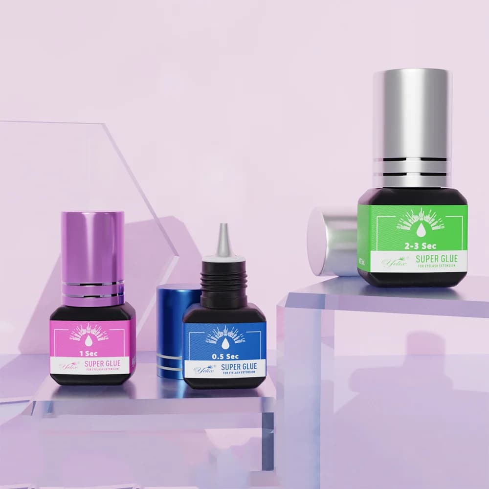 5 ml hitro sušeči se močni lepilni sredstvo za podaljške trepalnic 0,5 s