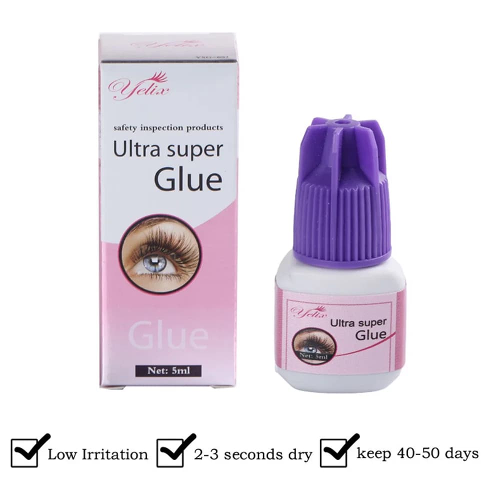 Profesionalno lepilo za nadgradnjo trepalnic 5 ml (3 kos)